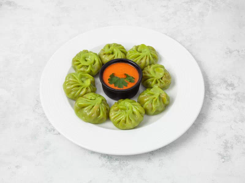 Fresh Steamed Vegetable Momos at Taste of Himalayan Nepalese and Indian restaurant in Rowley Regis, Blackheath near Birmingham